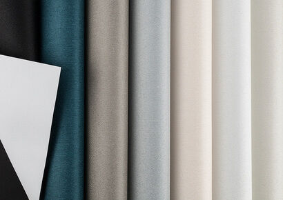 Tissu de protection solaire, Blackout blackout-100 Flocké 11201